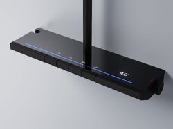 Náhled obrázku:  Sprchový systém s termostatem REA Pedro černá