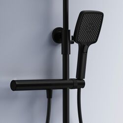 Náhled obrázku:  Sprchový systém s termostatem REA Pedro černá