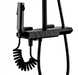 Náhled obrázku:  Sprchový systém s termostatem REA ROB černá