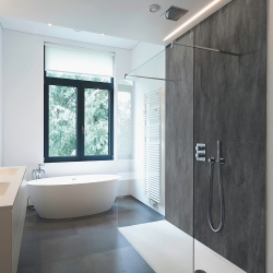 Náhled obrázku: Stěnový obkladový panel Roth VIPANEL Concrete Black 