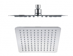 Stropní sprcha Sapho Slim, čtverec 250x250mm, leštěná nerez