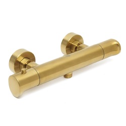 Termostatická sprchová baterie SAT DARK 150 mm broušené zlato SATBSDA268BZ