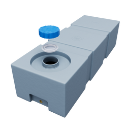 Náhled obrázku:  Nádrž do karavanu 120 litrů šedá