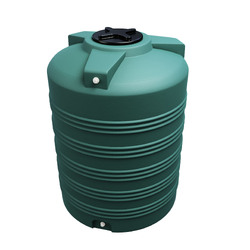 Náhled obrázku:  Plastový sud 1500 litrů - zelený