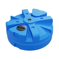 Náhled obrázku: UH Plast Univerzální plochá plastová nádrž 3000 l V-3000F modrá