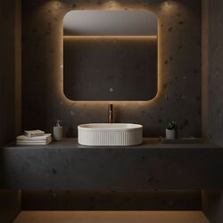 Náhled obrázku:  Umyvadlo na desku 49x31 cm REA Vanda Sandy