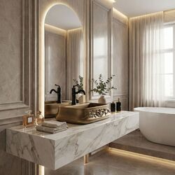 Náhled obrázku:  Umyvadlo na desku REA Castel