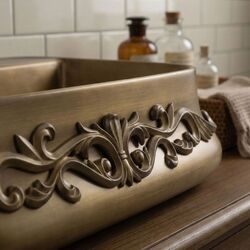 Náhled obrázku:  Umyvadlo na desku REA Castel