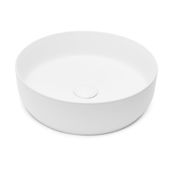 Umyvadlo na desku SAT Infinitio 39x39 cm bílá mat