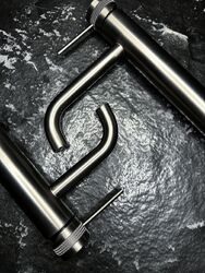 Náhled obrázku:  Umyvadlová baterie vysoká REA Lungo Grip Gun Grey