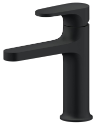 Umyvadlová stojánková baterie SAT DARK bez výpusti černá