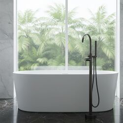 Náhled obrázku:  Vanová baterie do podlahy Rea Lungo Titan