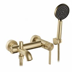 Náhled obrázku: Vanová baterie Rea FOSTER kartáčované zlato Vanová baterie Rea FOSTER Gold  Brush