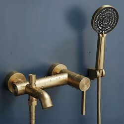 Náhled obrázku:  Vanová baterie Rea FOSTER Gold  Brush