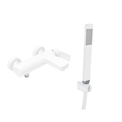 Vanová baterie SAT B-Way s vanovým setem 150 mm bílá matná SATBSBW222BSET1