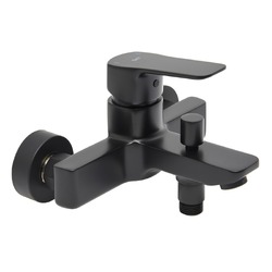 Náhled obrázku: Vanová baterie SAT Cube Way 150 mm černá matná CU222C 