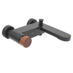 Vanová baterie SAT Fusion 150 mm páka tmavé dřevo SATBSFU222DTC