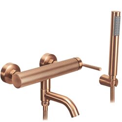 Vanová baterie se sprchou REA Argon kartáčováná měď