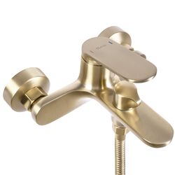 Náhled obrázku:  Vanová baterie se sprchou REA Marco rozteč 150 mm broušené zlato