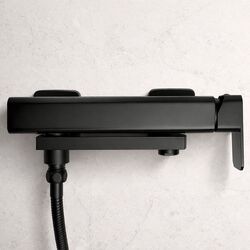 Náhled obrázku:  Vanová baterie se sklopným výtokem Rea Arlo Black