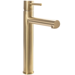Náhled obrázku: Vysoká umyvadlová baterie REA Tess kartáčované zlato - REA-B5660 