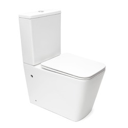 WC kombi komplet SAT Infinitio včetně prkénka softclose, vario odpad SATINF032SREXVPSN