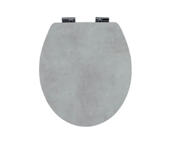 WC prkénko s potiskem beton soft-close Novaservis dřevo MDF panty kov WC/SOFTSTONE1
