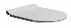 WC prkénko samosklápěcí GSI Slim soft close duroplast bílá mat/chrom MS86CSN09
