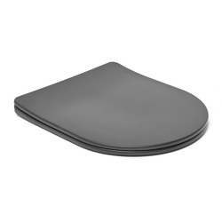 Náhled obrázku: WC prkénko SAT Brevis černé SATBREPBKM 