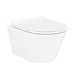 Wc závěsné vč. sedátka softclose Glacera Ava rimless WCAVACOMPACT