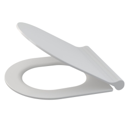 Záchodové WC prkénko samosklápěcí ALCA A67SLIM Slim Soft-Close, duroplast