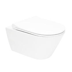 Náhled obrázku: Závěsné WC s prkénkem softclose Glacera Ava zadní odpad WCAVA 