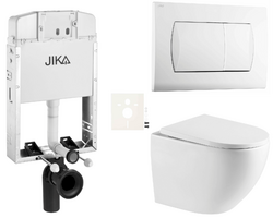 Závěsný wc set JIKA k zazdění + WC SAT vč. prkénka SIKOJZTOR67