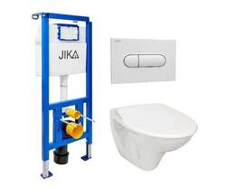 Závěsný WC set Jika Nila do lehkých stěn / předstěnový KMPLJIKASWR