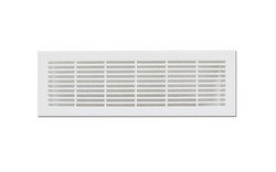 Zehnder OnFloor Designová plastová krycí mřížka pro přiváděný a odváděný vzduch, pro CLF