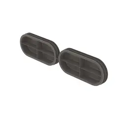 Náhled obrázku: Zehnder OnFloor Krytka dvojitého potrubí CK 300 