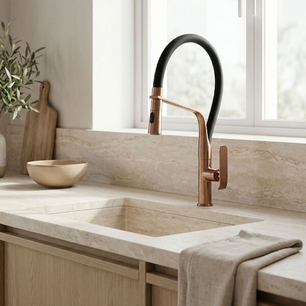 Doplňující obrázek k produktu Kuchyňská baterie REA CASTOR - Copper Brush