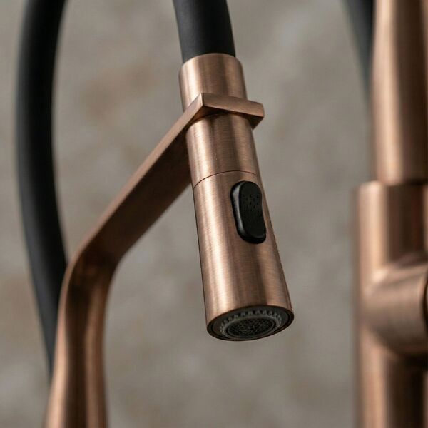 Doplňující obrázek k produktu Kuchyňská baterie REA CASTOR - Copper Brush