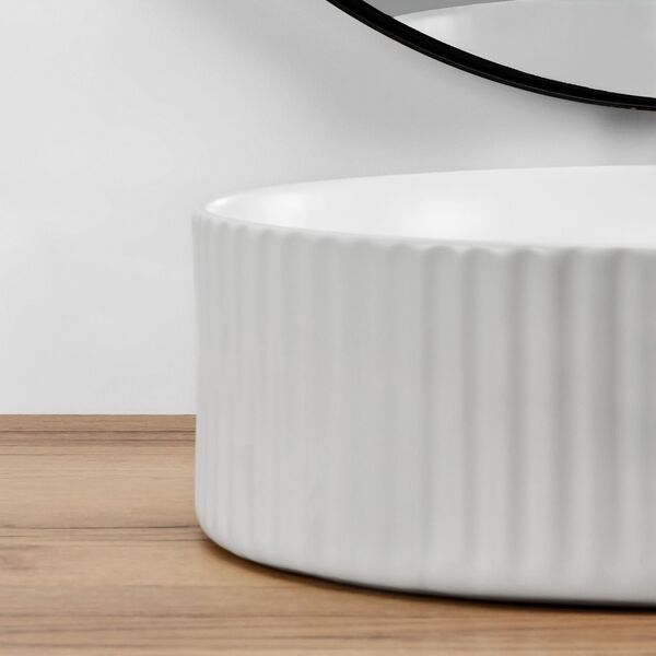 Doplňující obrázek k produktu Kulaté umyvadlo na desku 36 cm REA Delia