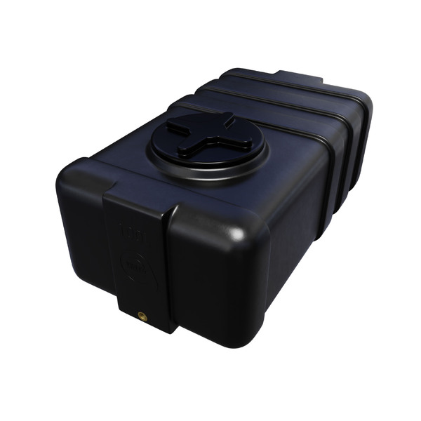 Doplňující obrázek k produktu Plastová nádrž na pitnou vodu 100l SG-100 Economy - černá