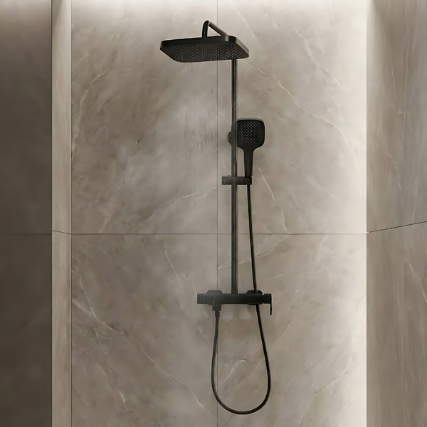 Doplňující obrázek k produktu Sprchový set Rea Arlo černá mat