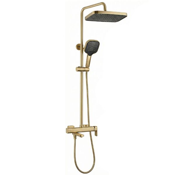 Doplňující obrázek k produktu Sprchový set Rea Arlo kartáčované zlato