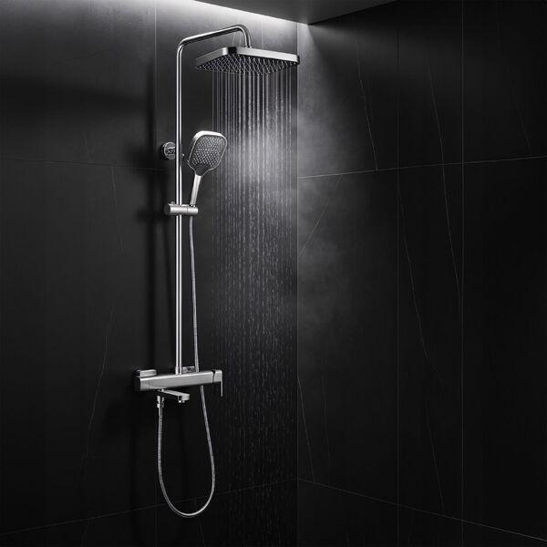 Doplňující obrázek k produktu Sprchový set Rea Arlo kartáčovaný nikl