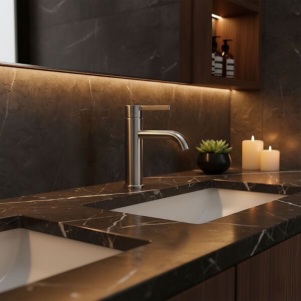 Doplňující obrázek k produktu Umyvadlová baterie REA Foster Nickel Brush Low