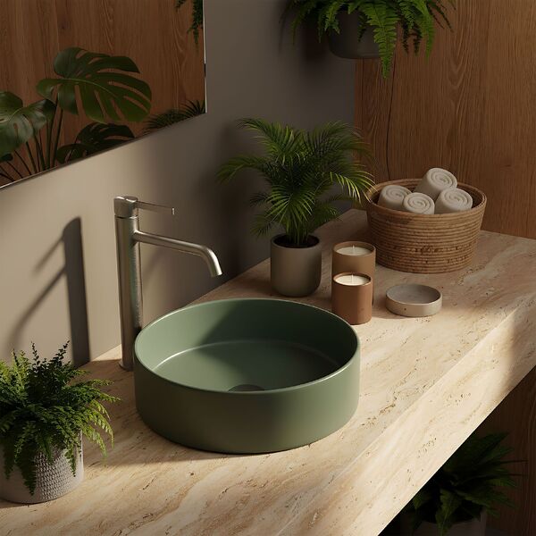 Doplňující obrázek k produktu Umyvadlová baterie vysoká REA Foster Brush Nickel