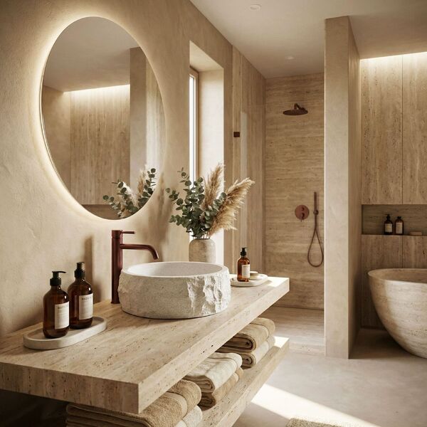 Doplňující obrázek k produktu REA Kulaté umyvadlo na desku 39 cm Alice