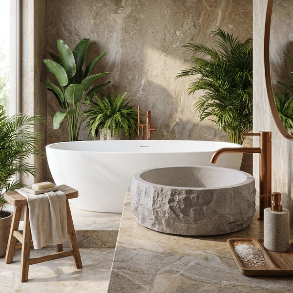 Doplňující obrázek k produktu REA Kulaté umyvadlo na desku 39 cm Alice Moon