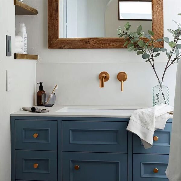 Doplňující obrázek k produktu Podomítková umyvadlová baterie REA LUNGO kartáčováná měď + BOX