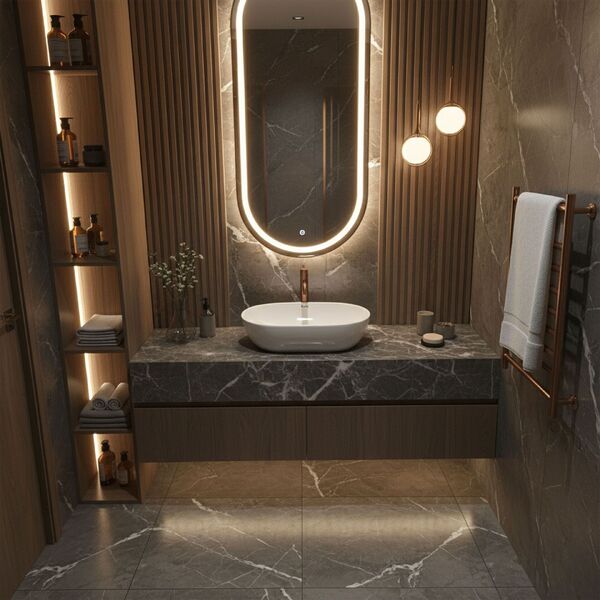 Doplňující obrázek k produktu REA Umyvadlo na desku 52x32,5 cm Amelia