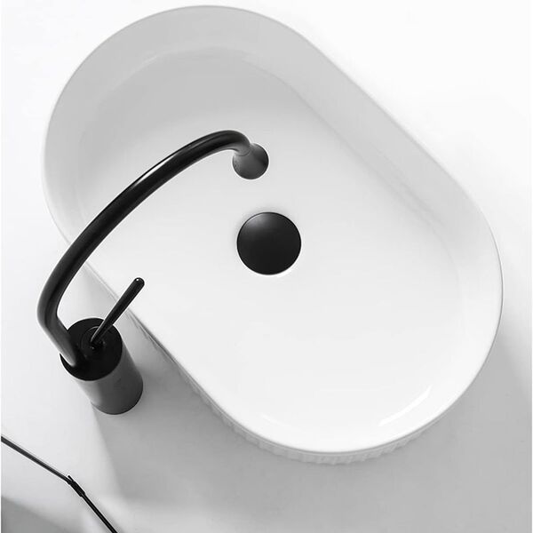 Doplňující obrázek k produktu REA Umyvadlo na desku 49x31 cm Vanda White